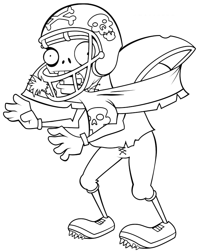 Plants vs Zombies Coloring Pages Printable for Free Download