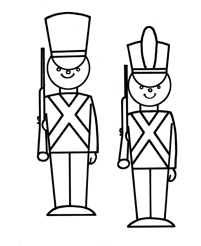 Nutcracker Toys Coloring Page