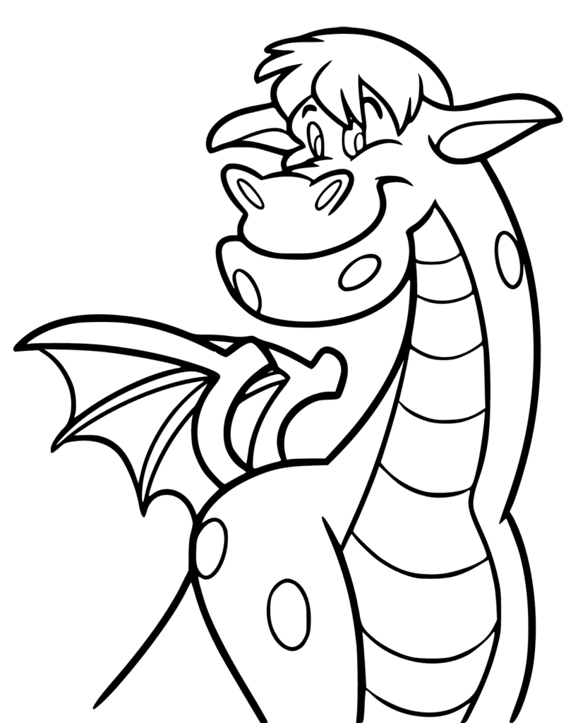 Petes Dragon Coloring Page