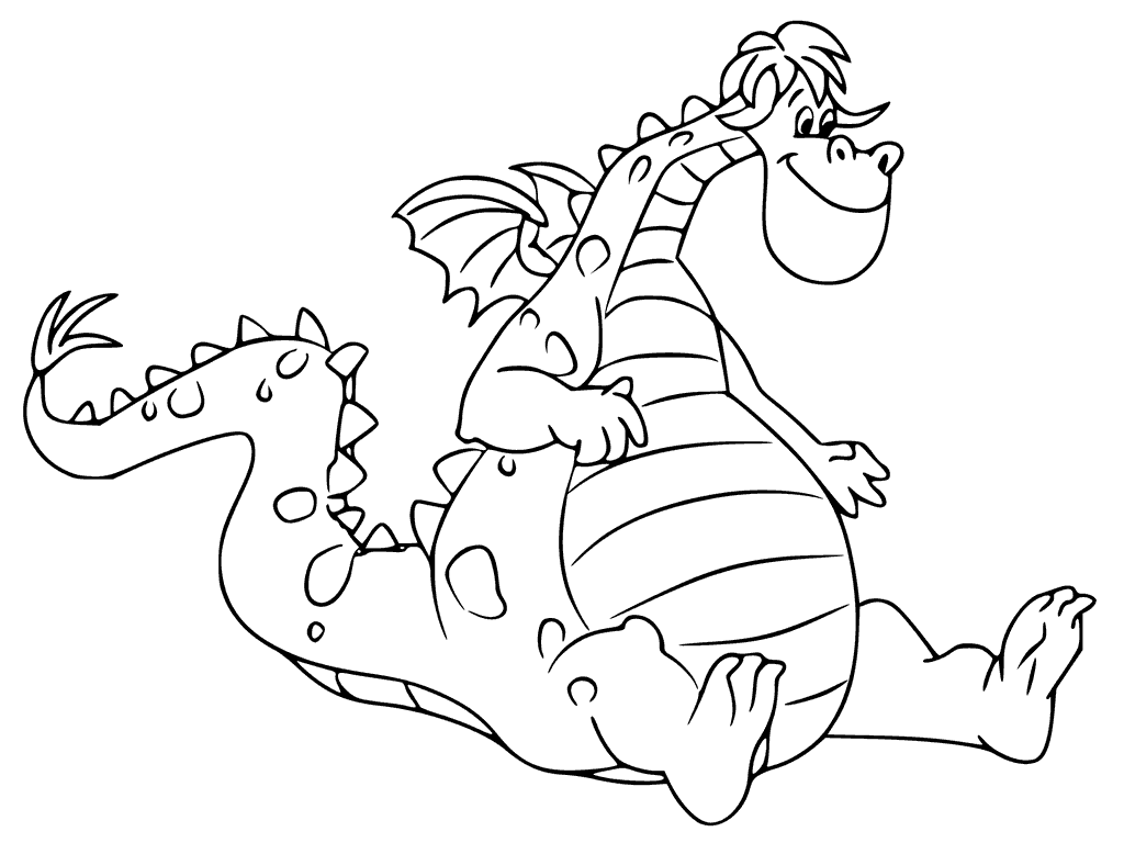 Petes Dragon Coloring Pages