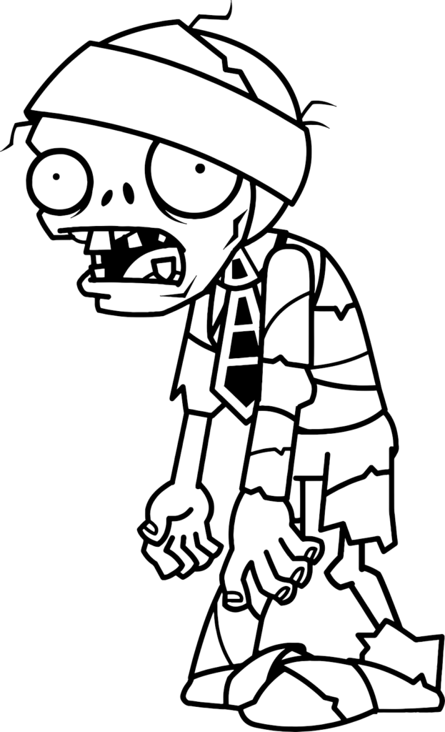 Plants vs Zombie free coloring pages to download - Plants Vs Zombies Kids  Coloring Pages