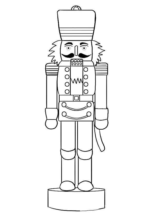 Toy Nutcracker Coloring Page