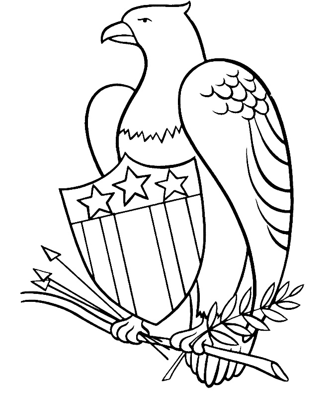 American Eagle Coloring Page