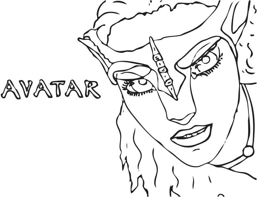 Avatar Movie Coloring Pages