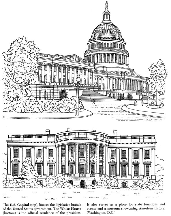 Capitol And White House Worksheet