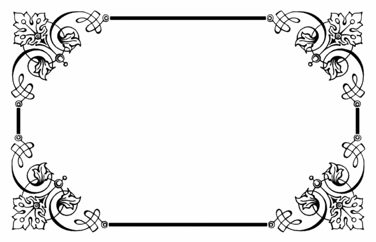Picture Frame Coloring Pages - Best Coloring Pages For Kids