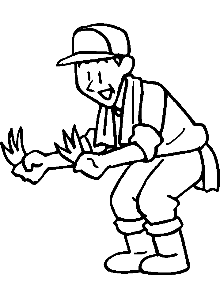 Farmer Coloring Pages