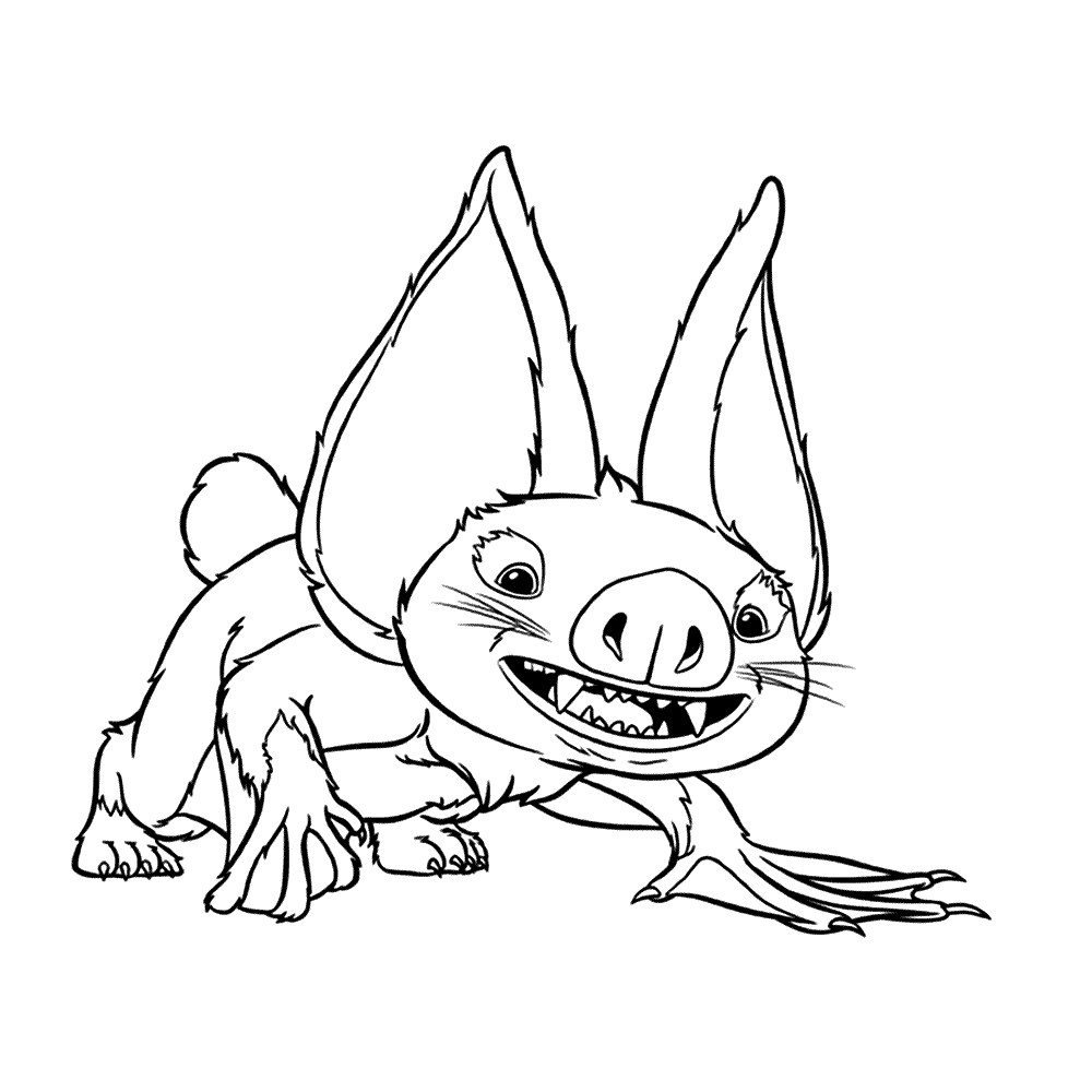 Jackrobat Croods Coloring Page