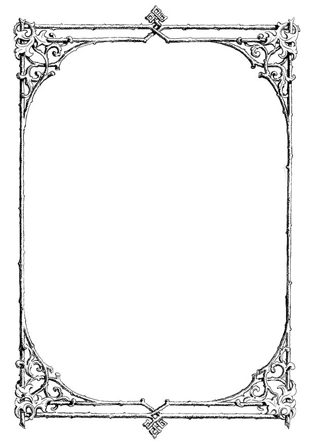 Pretty Frame Printable Sheet