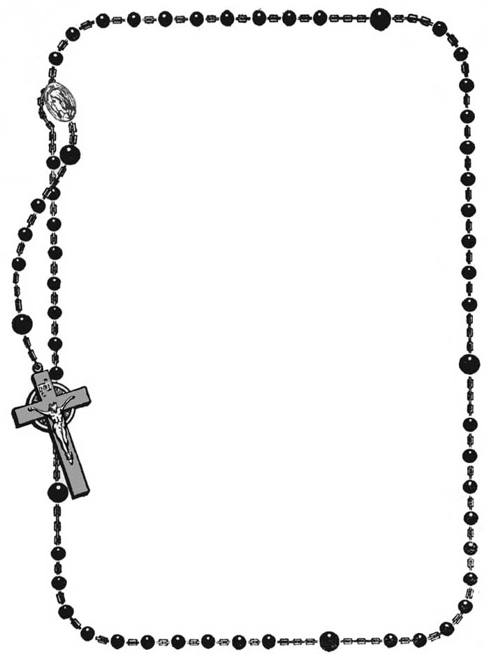 Rosary Printable Frame
