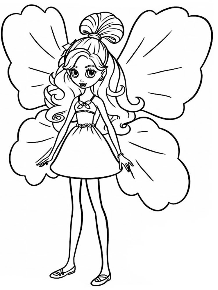 Thumbelina Coloring Page