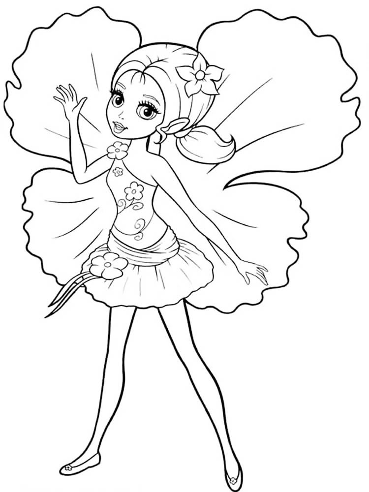 Thumbelina Coloring Pages