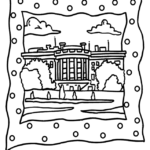 White House Government Coloring Page
