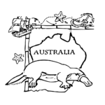 Australian Platypus Coloring Page