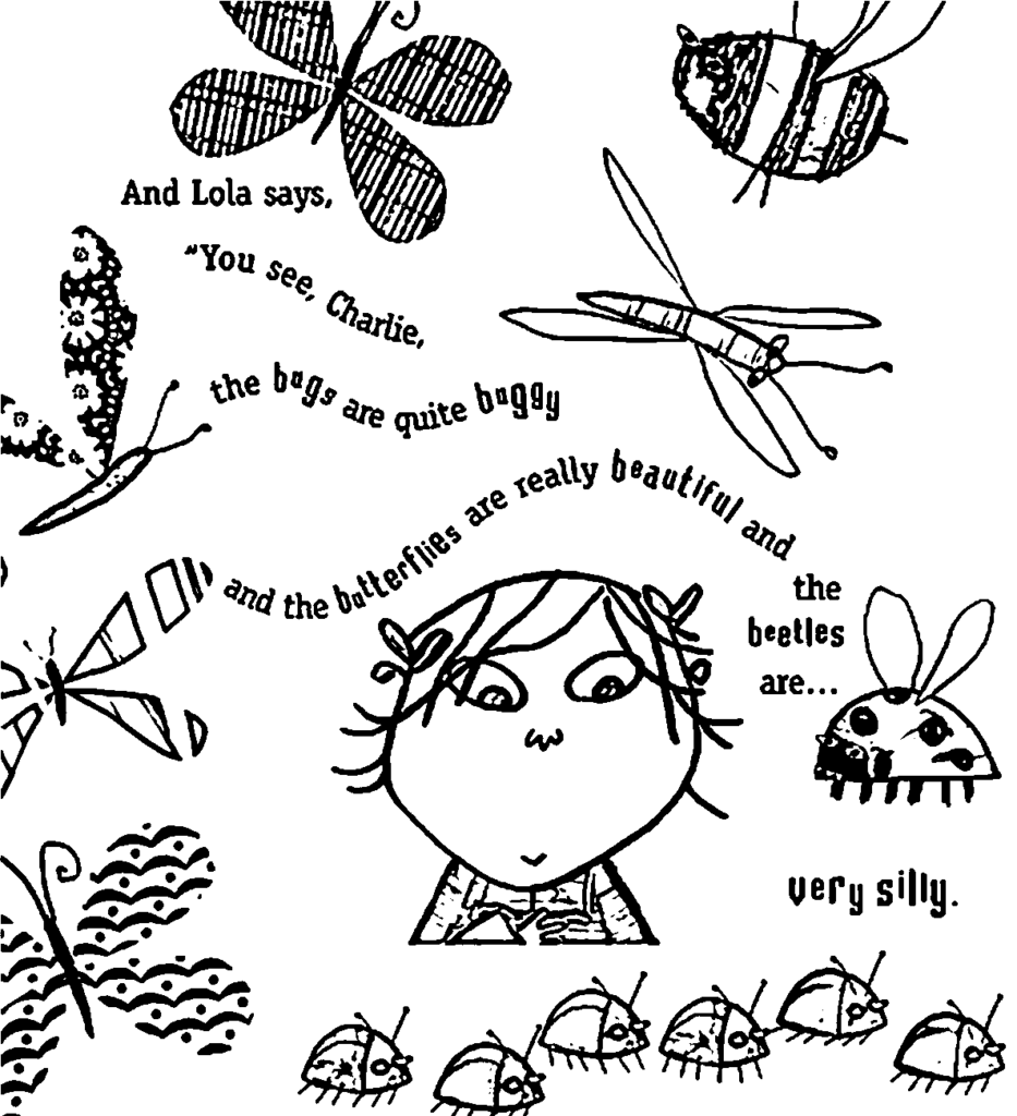 Cute Charlie And Lola Coloring Page