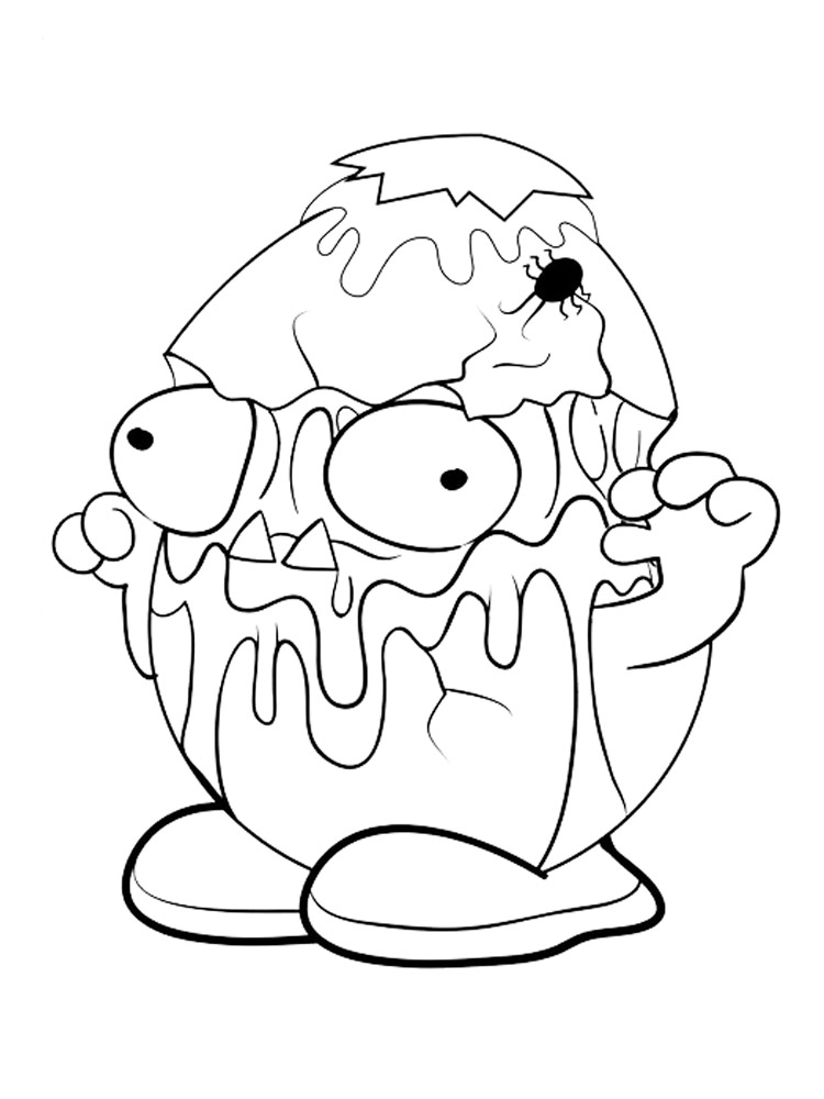 Gooey Monster Coloring Page