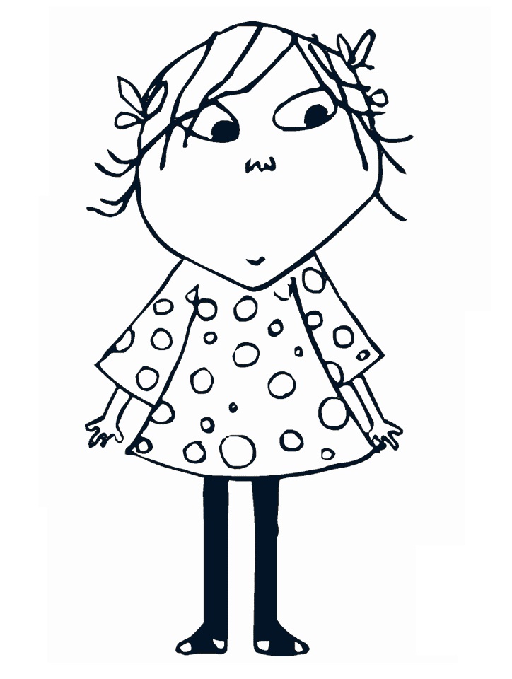 Lola Of Charlie And Lola Coloring Pages