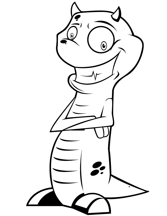 Monster Coloring Pages