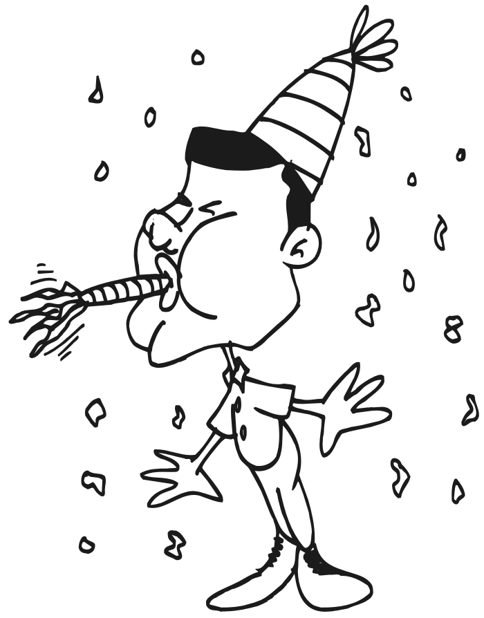 Party Coloring Pages