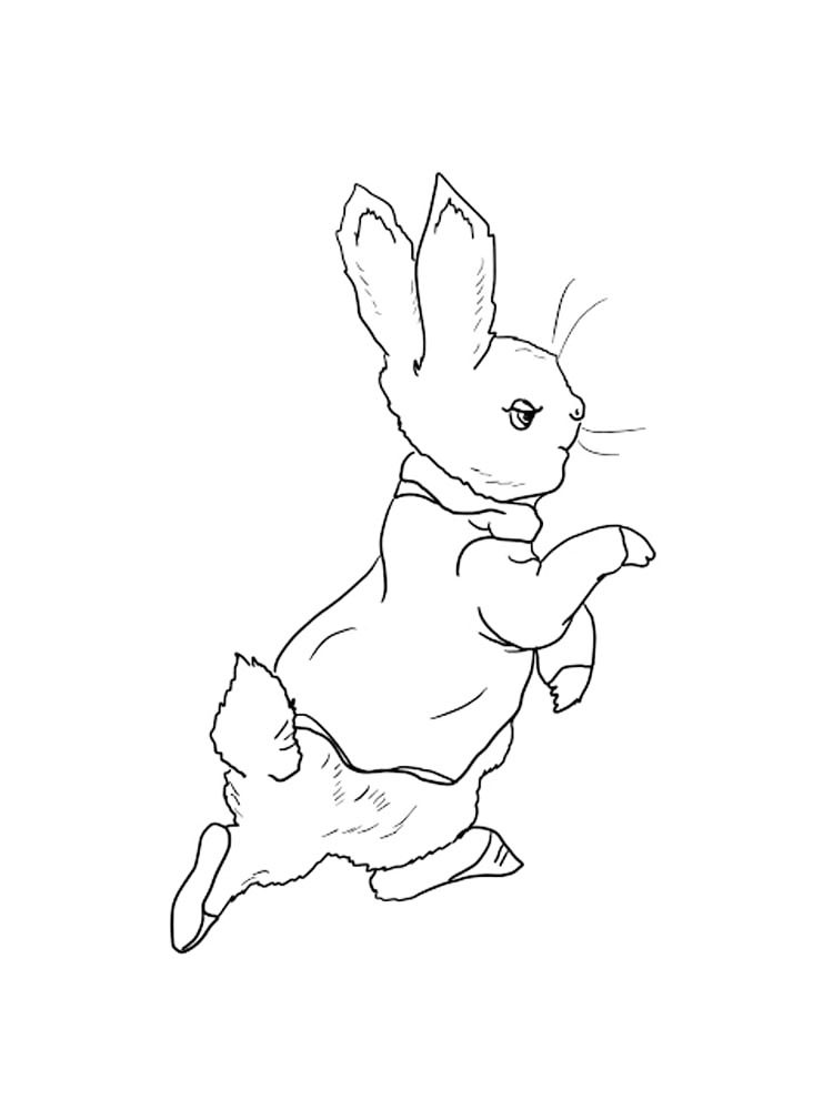 Peter Rabbit Coloring Page