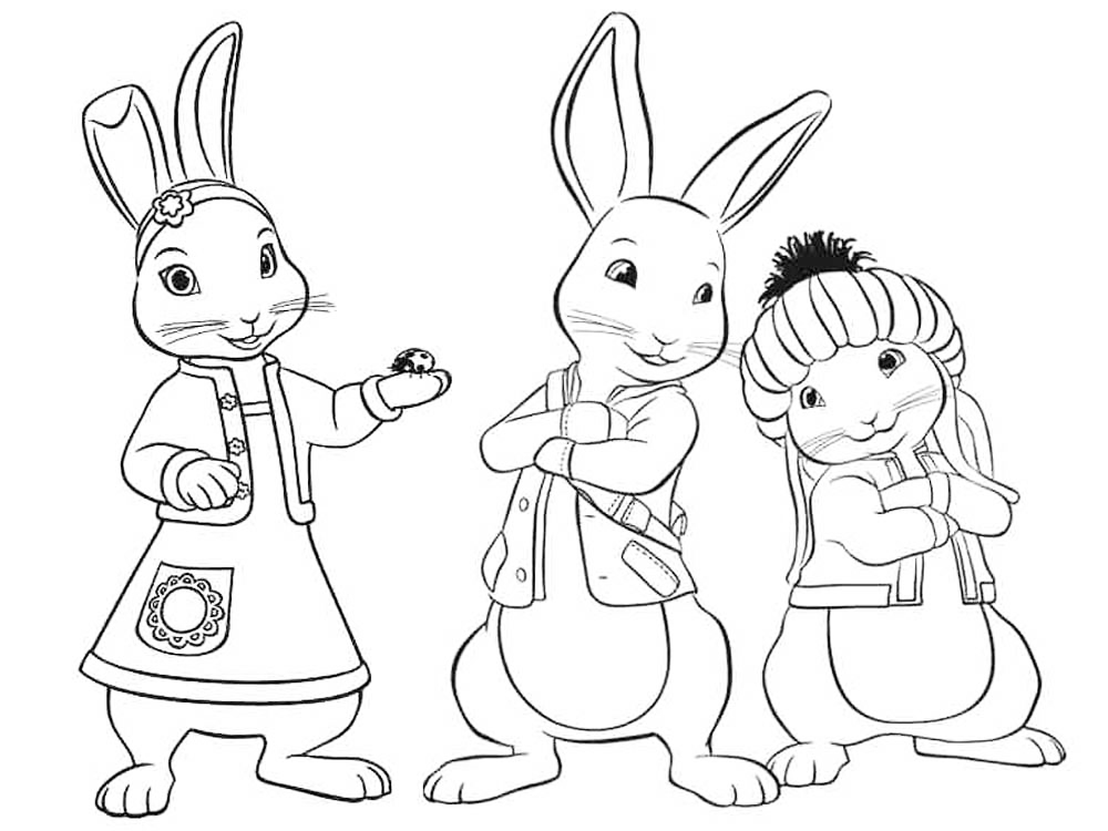 Peter Rabbit Movie Coloring Page