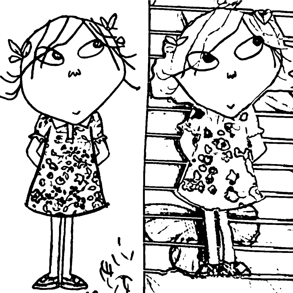 Pretty Lola Coloring Page