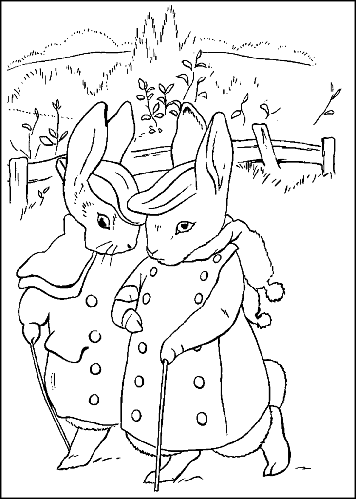 Printable Peter Rabbit Coloring Pages