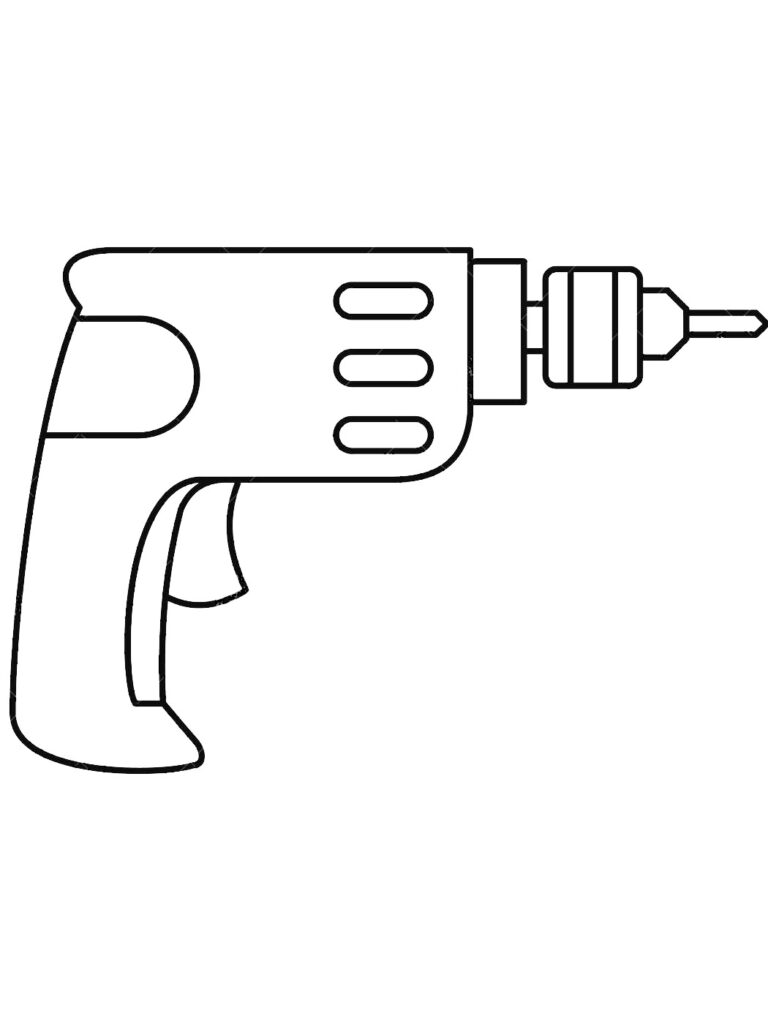 Drill Coloring Page