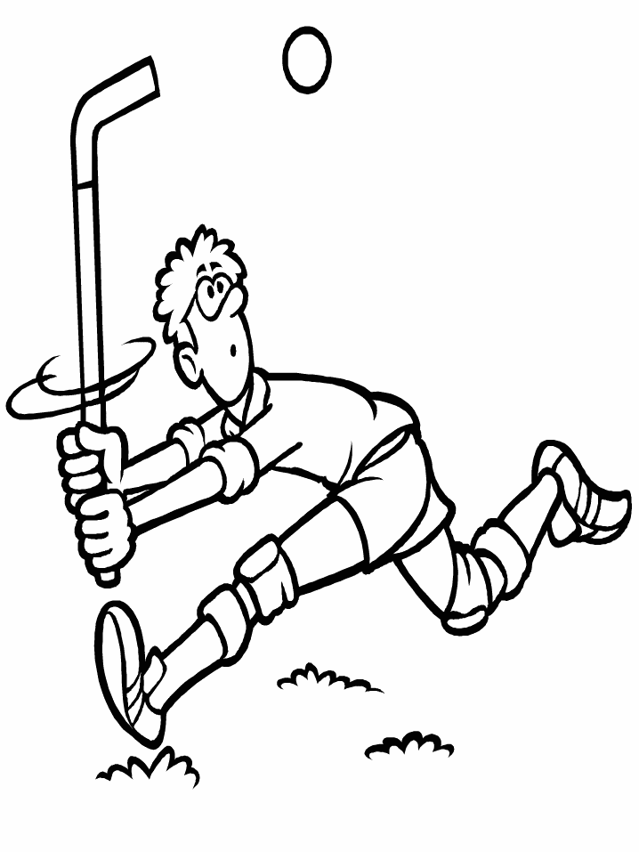 Field Hockey Coloring Pages