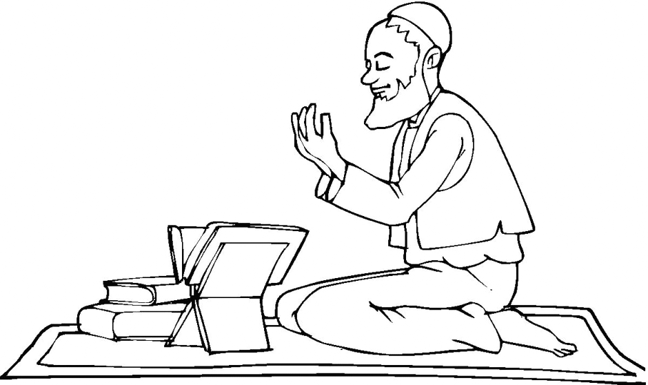 Ramadan Prayer Coloring Pages