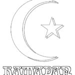 Ramadan Pritable Poster Coloring Page