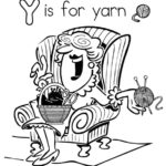 Y Is For Yarn Coloring Page