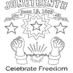 Celebrate Freedom Juneteenth Coloring Page