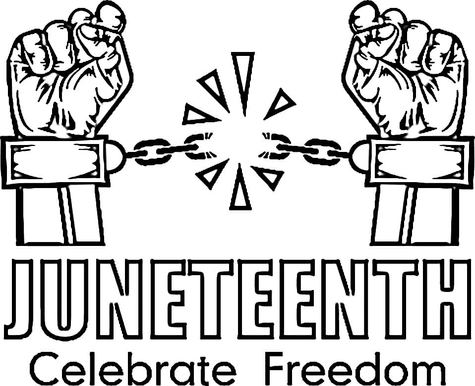 Juneteenth Celebrate Freedom Coloring Pages