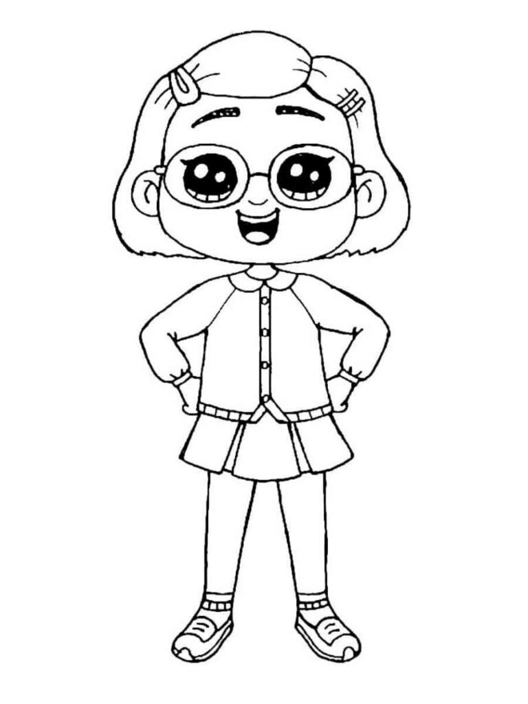 Turning Red Mei Coloring Page