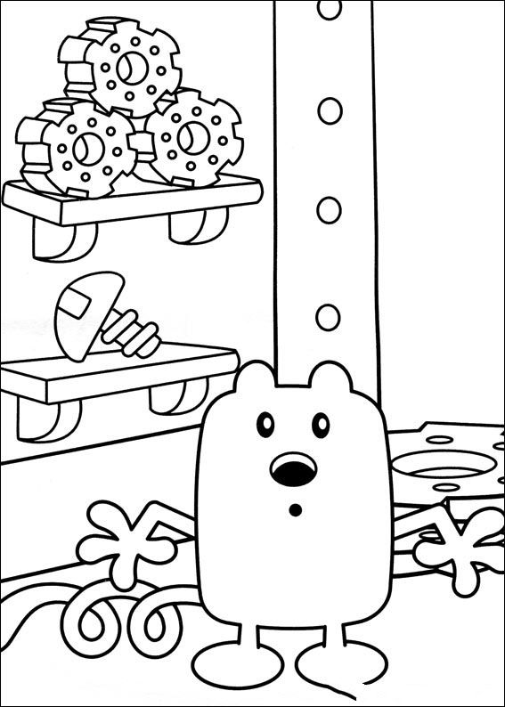 Wow Wow Wubbzy Coloring Pages