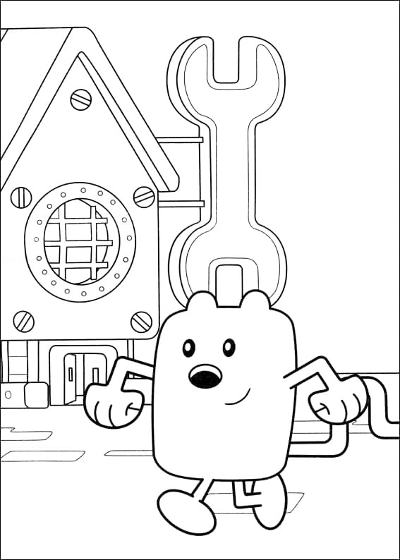 Wow Wow Wubbzy Printable Coloring Page