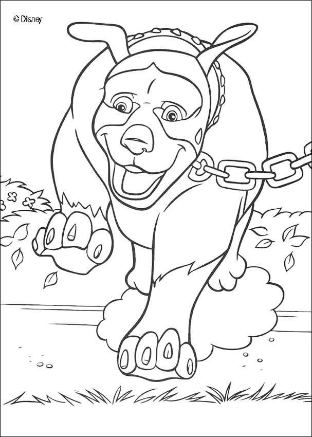 Happy Rottie Coloring Page