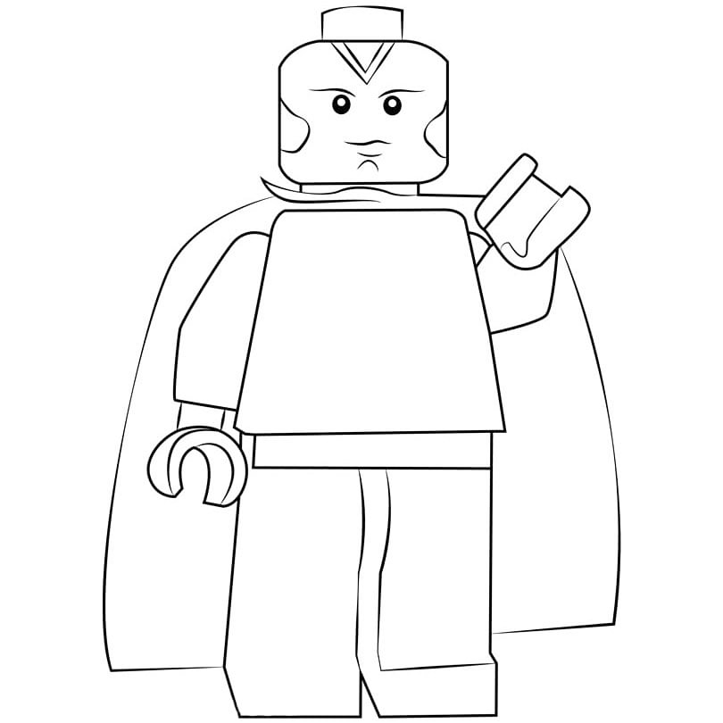 Lego Vision Coloring Page