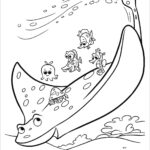 Manta Ray And Friends Coloring Page