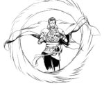 3 Eyed Doctor Strange Coloring Page