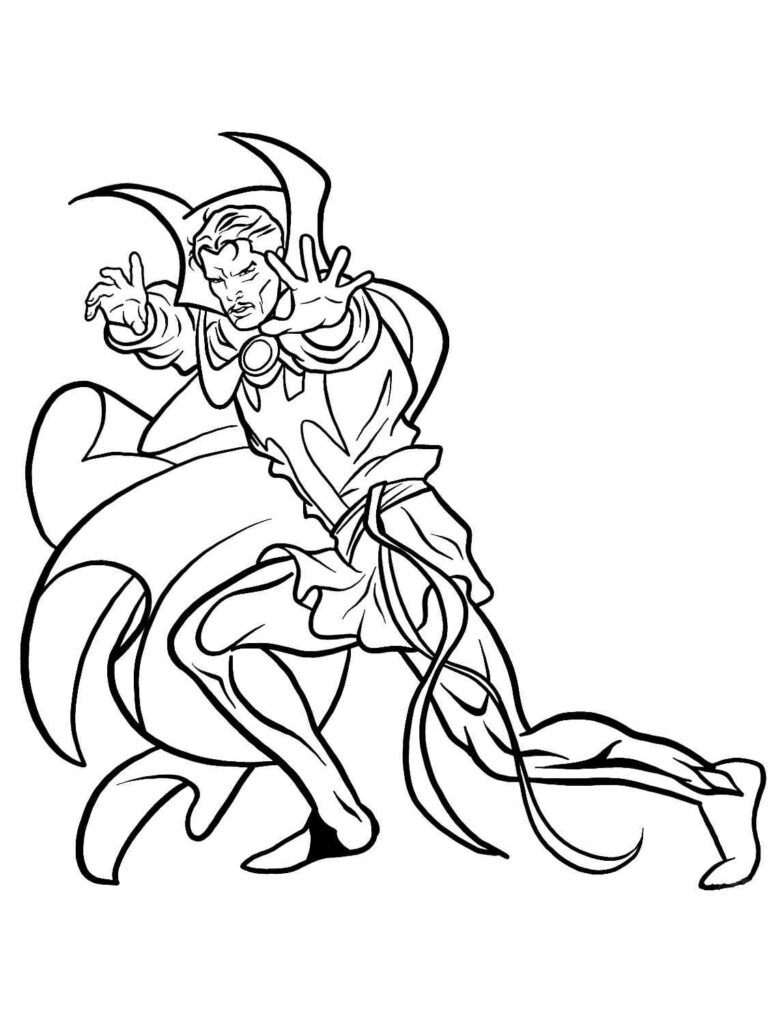 Doctor Strange Coloring Page