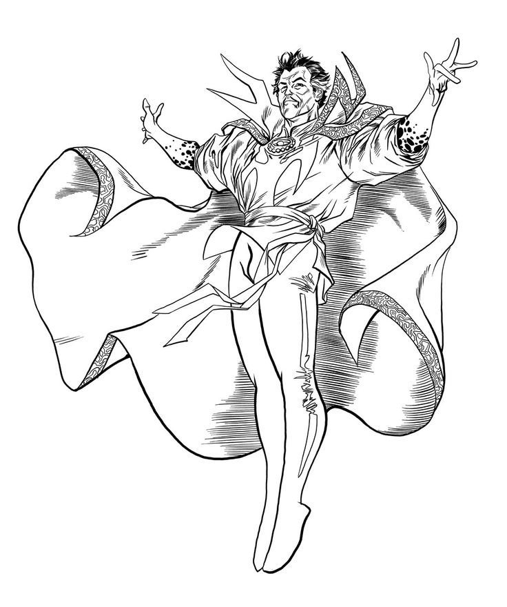 Doctor Strange Coloring Pages