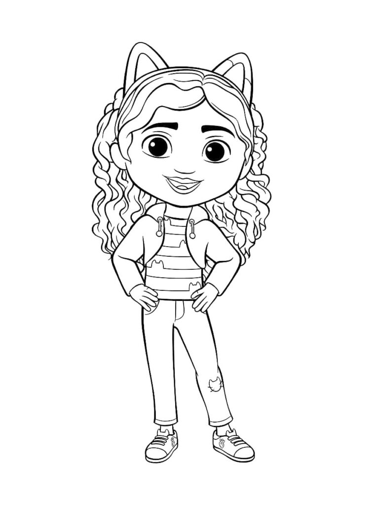 Gabbys Dollhouse Coloring Pages