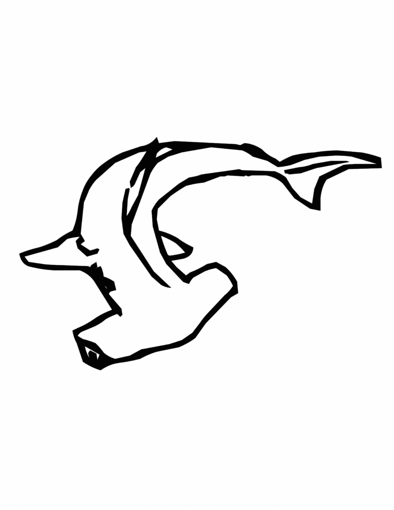 Hammerhead Shark Printable Coloring Page