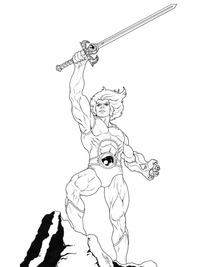 Lion O Thundercats Coloring Page