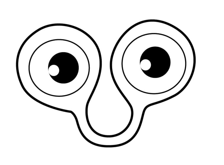 Oobie Eyes Coloring Page