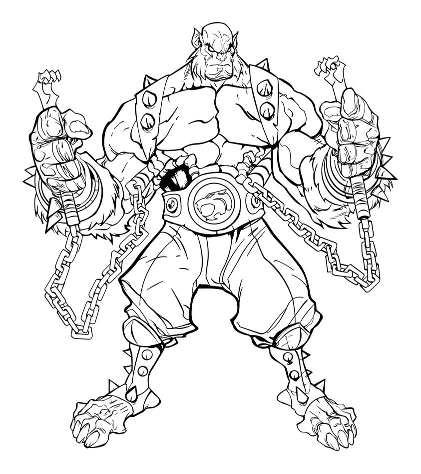 Thundercats Character Coloring Page