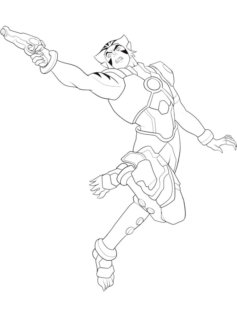 Tygra Thundercats Coloring Page