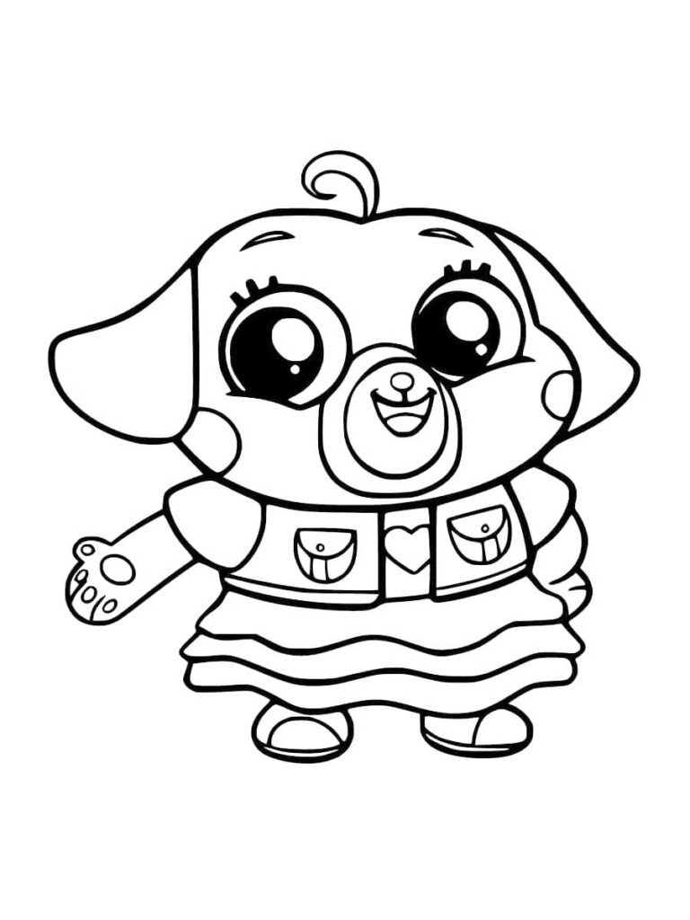 Adorable Chip And Potato Coloring Page